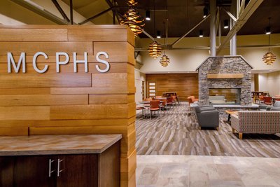 University student lounge interior photography Manchester NH