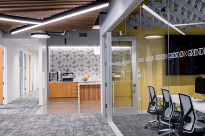 Open concept workplace and meeting space