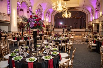 Sophisticated gala setup captured by Boston photographer