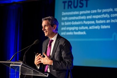 Executive keynote captured by Boston event photographer