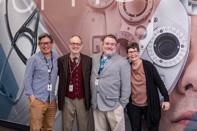 Creative team portrait by Boston event photographer