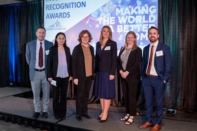 Award recipients group photo at Boston Museum of Science
