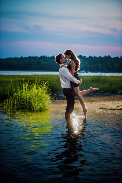 Engagement photos on Cape Cod