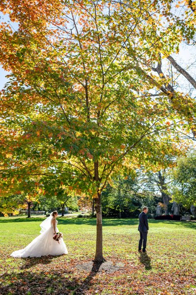 1st look during Fall at Elm Bank in Wellesley