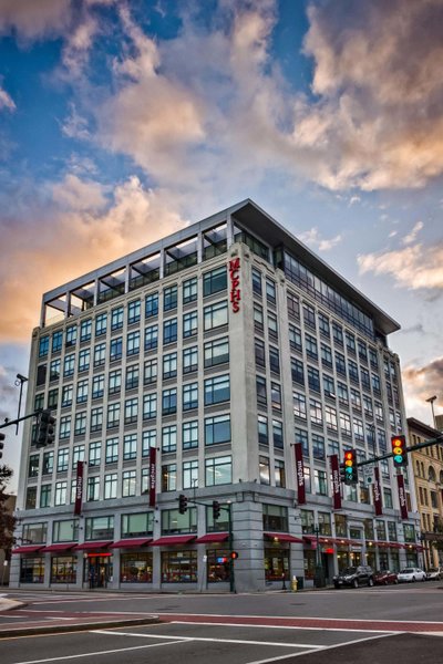 MCPHS building exterior Worcester MA