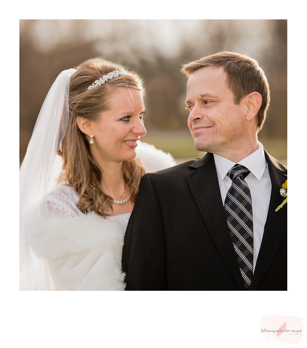 Bride And Groom Fall Portrait