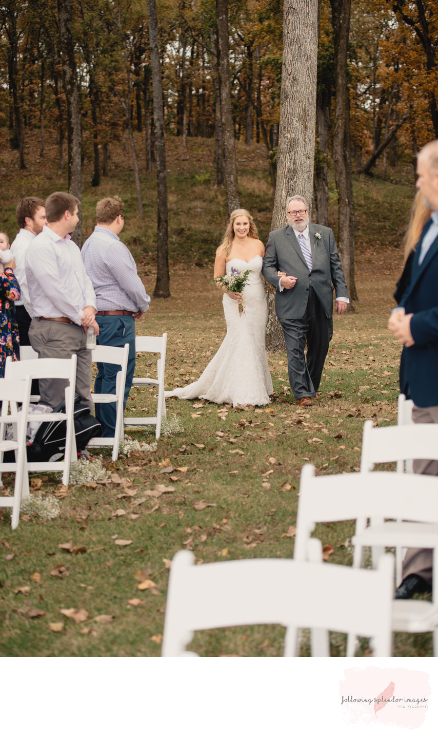 Fall Ourdoor Wedding at the Park On The River
