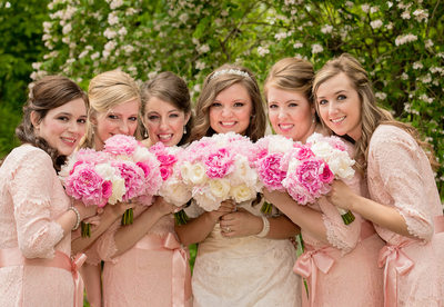 Little Rock, Arkansas Pink Wedding Photography