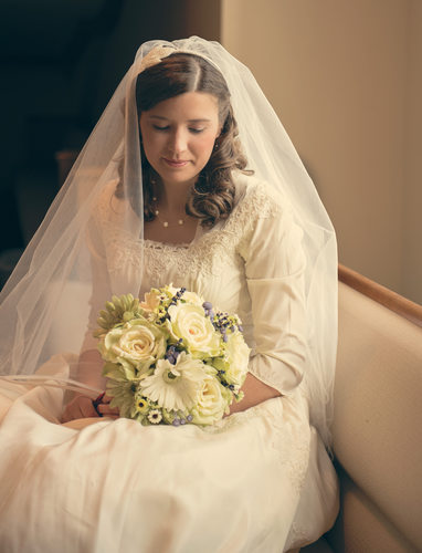 Vintage Bridal Gown Little Rock AR Wedding Photography