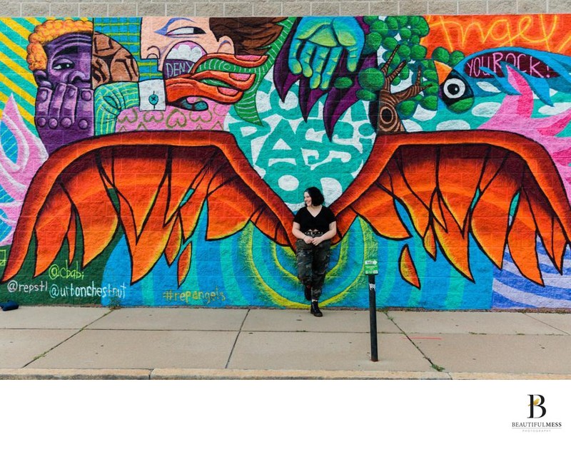 Senior Photos with Street Art