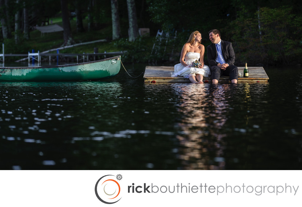 LAKE ROMANCE - LAKE SHORE VILLAGE RESORT WEDDING