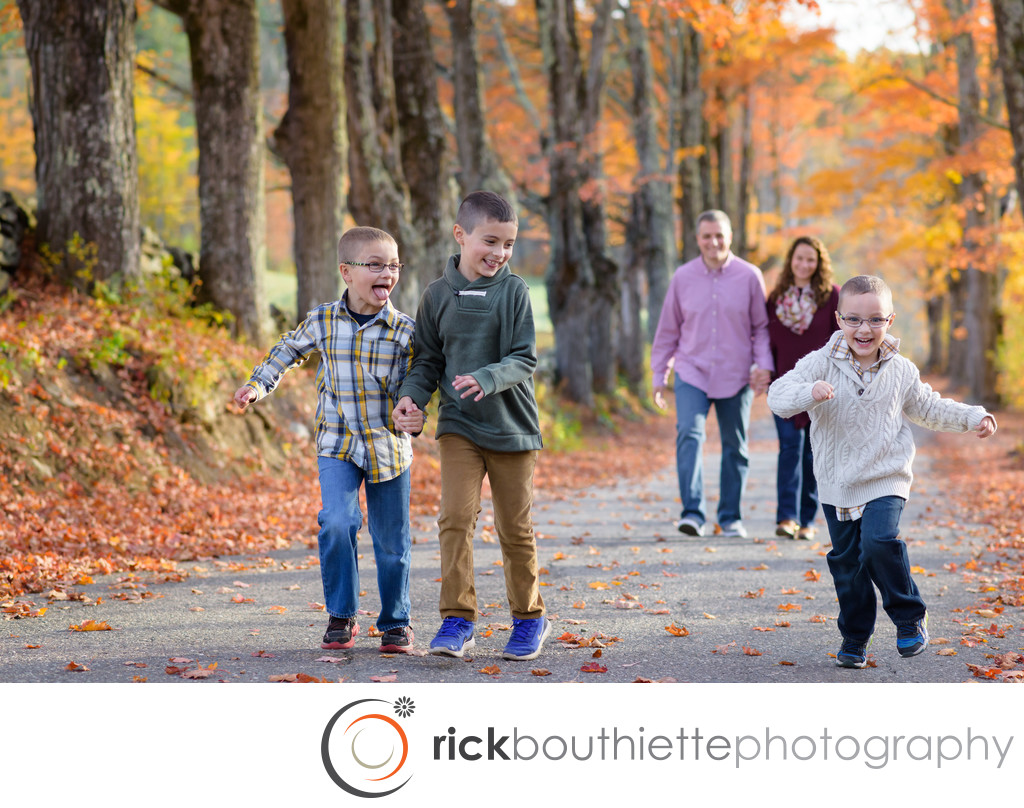 Modern Family Portraits In The Fall