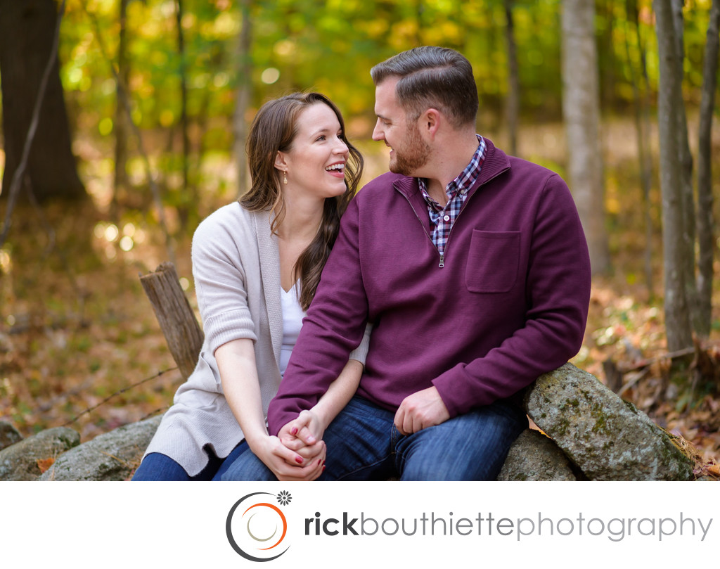 NH Engagement Photography - Fall In The Country