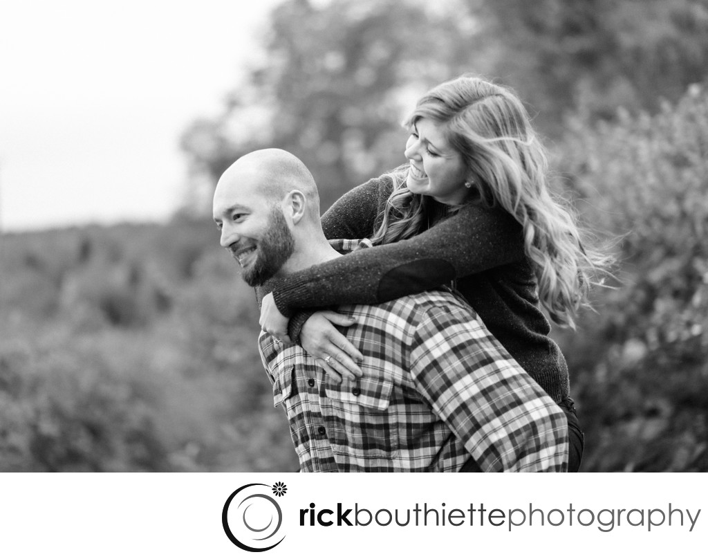 New Hampshire Apple Orchard Engagement Session