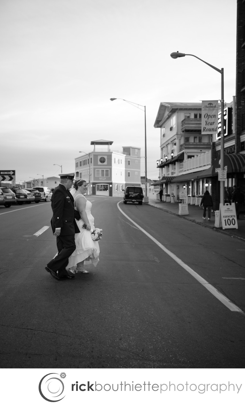 WALKING TO THE RECEPTION - ASHWORTH BY THE SEA WEDDING