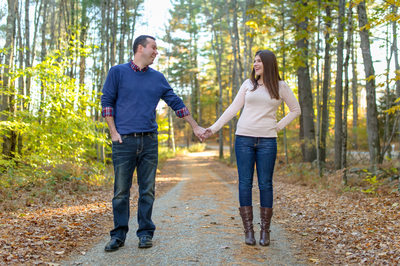 NEW HAMPSHIRE FALL ENGAGEMENT PHOTOGRAPHY