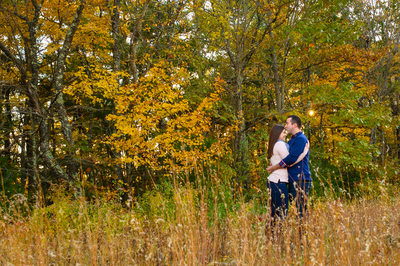 New Hampshire Fall Foliage Engagement Session
