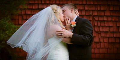 THE KISS - NEW HAMPSHIRE WEDDING PHOTOGRAPHY