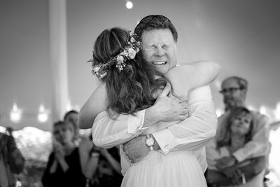 Emotional Father Daughter Dance At Seacoast Science Center Wedding