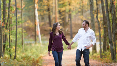 New Hampshire Engagement Session In The Fall