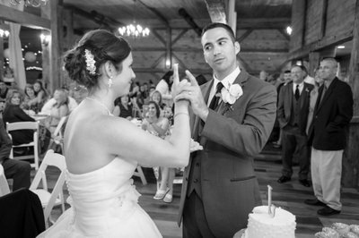 CAKE CUTTING - DELL-LEA WEDDING