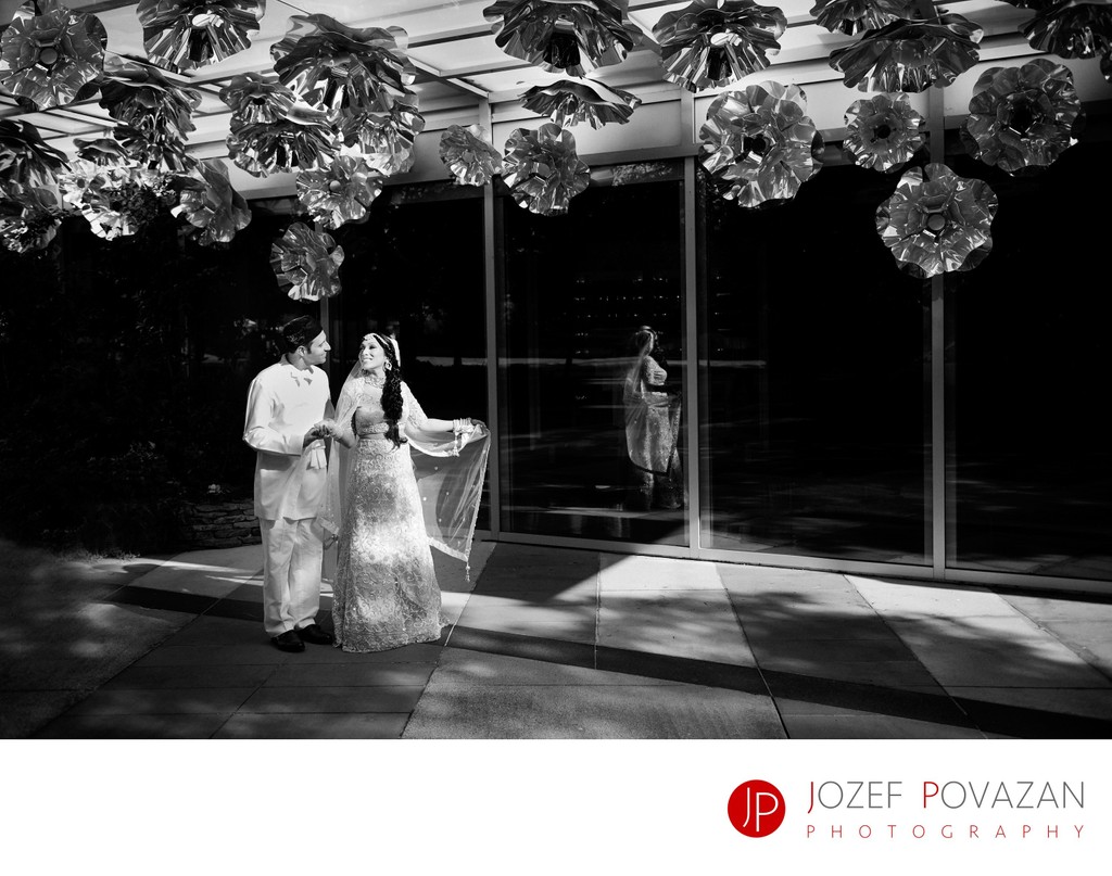 Pan Pacific hotel wedding photographer bride and groom