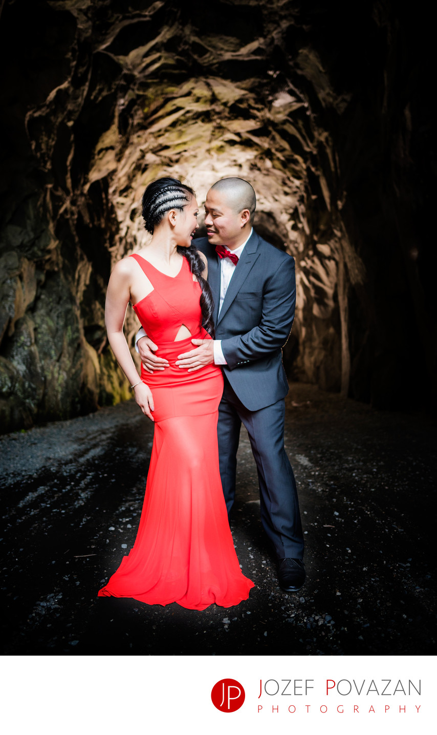 Othello Tunnels Wedding Photographer Dramatic Portraits