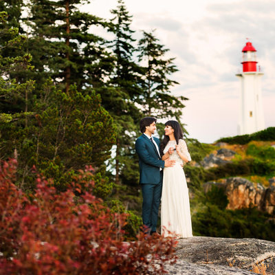 Light House West Vancouver Wedding Pictures Bride Groom