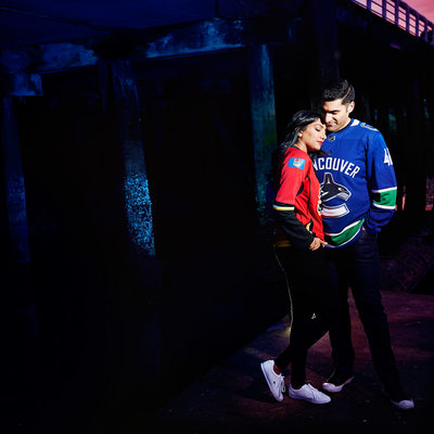 Vancouver Canucks and Calgary Flames NHL Engagement