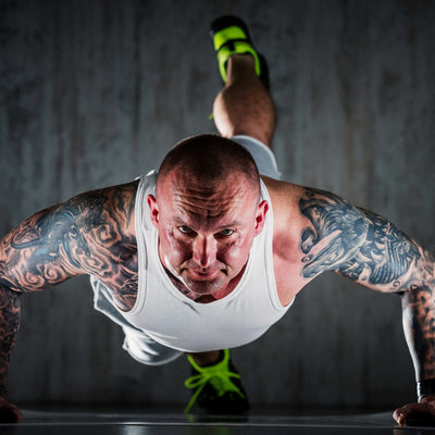Crossfit training workout lifestyle studio photography