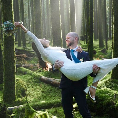 Golden Ears park elopement wedding 2026 first couple