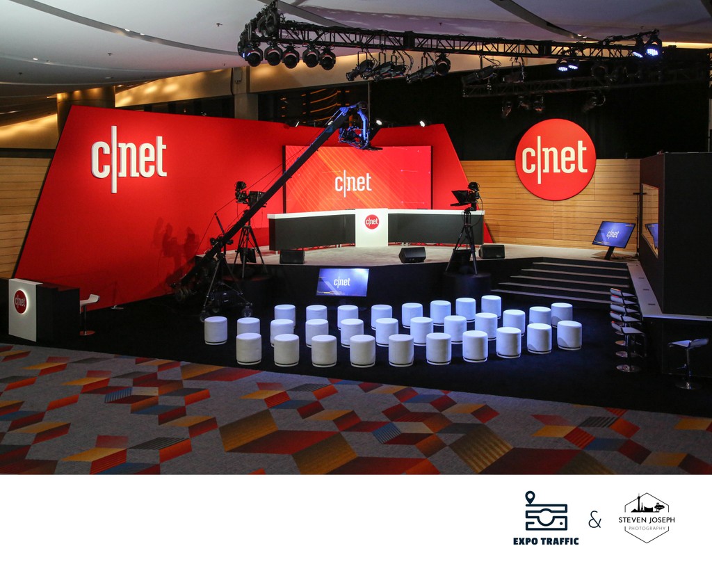 c|net stage at CES in Las Vegas Sands Convention Center