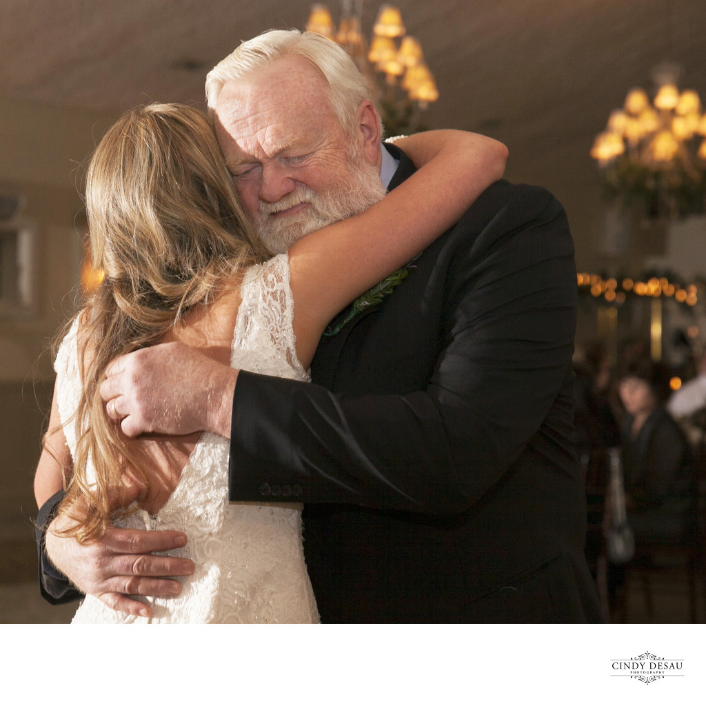 Emotional Dad During Dance with the Bride Photo in New Hope