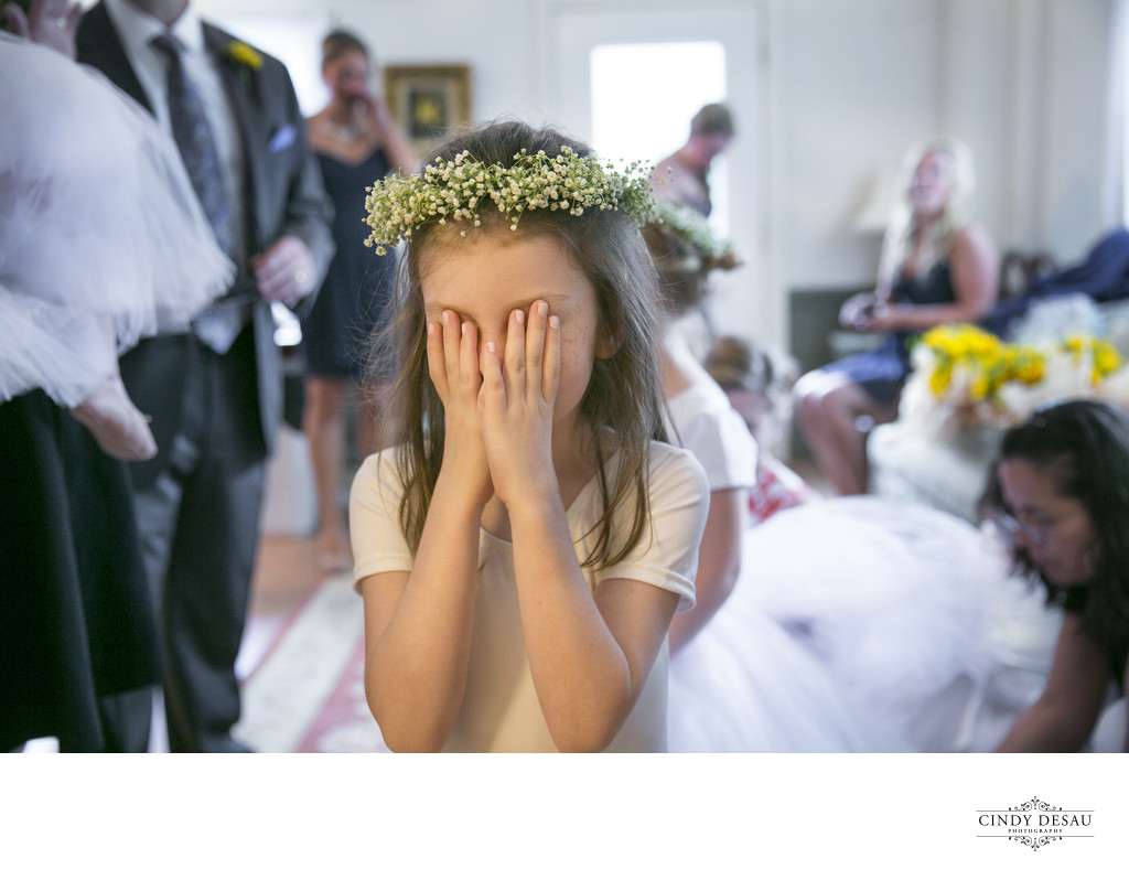 The Wedding Day Suspense is Killing this Flower Girl!