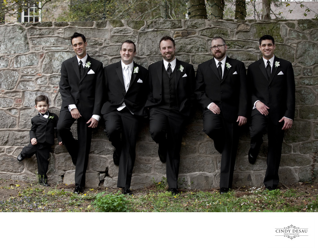 This is What Happens When the Ring Bearer Copies the Groomsmen