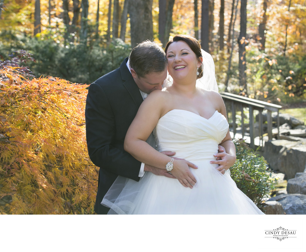 Fall Wedding Moment in Bucks County