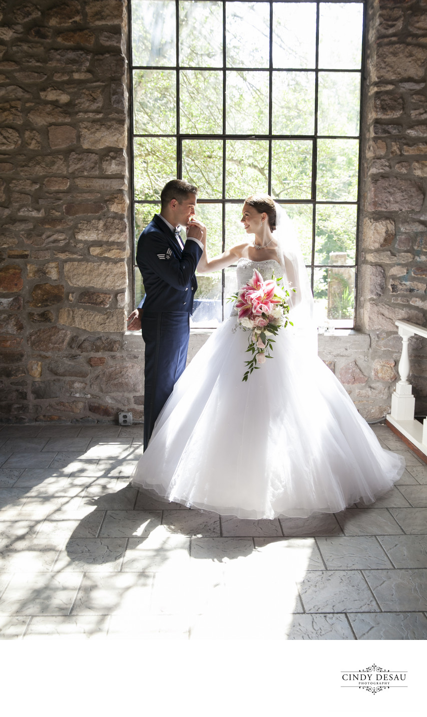 Military Wedding at Holly Hedge Estate