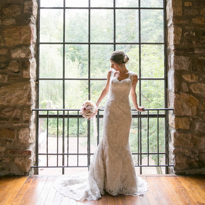 Amazing Barn Window Wedding Photo in New Hope