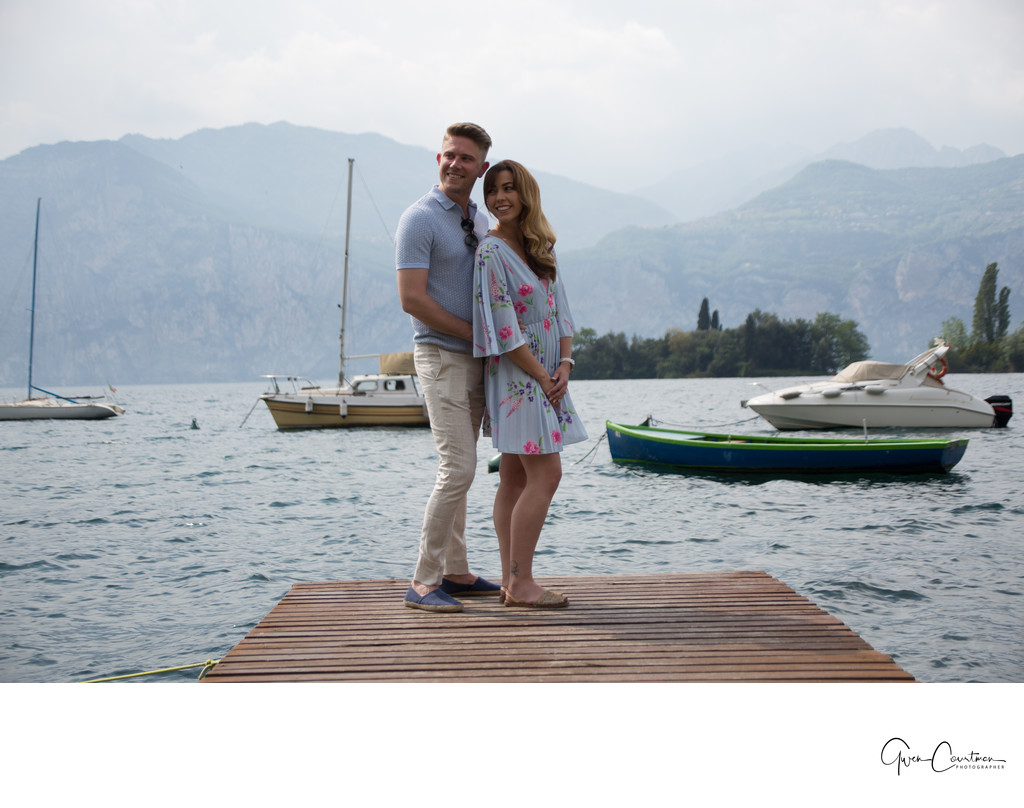 Engagement photography in Malcesine, Lake Garda