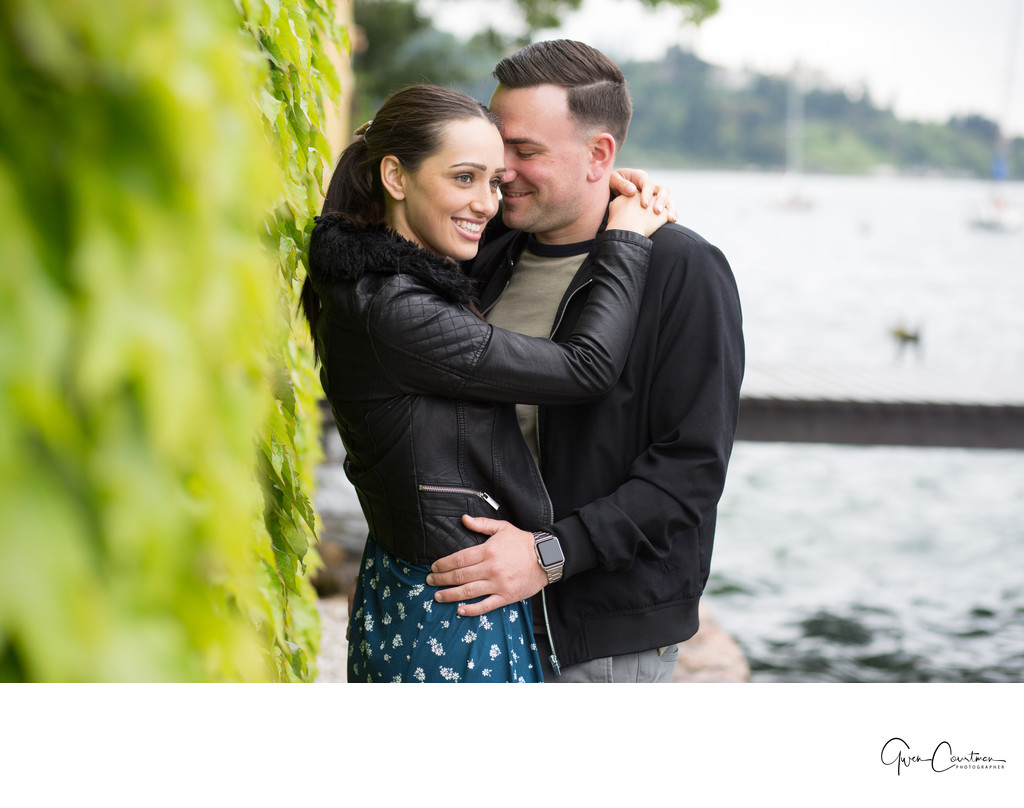 Mel & Mike's Engagement Photo Shoot on Lake Garda.