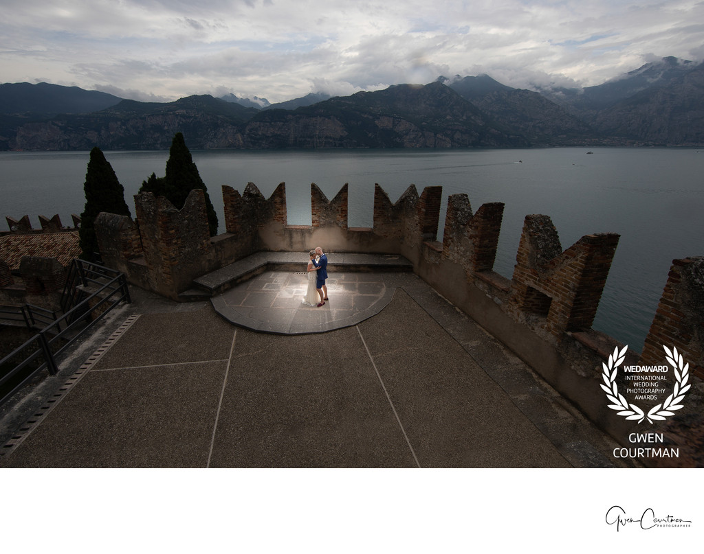 Breathtaking view over Lake Garda