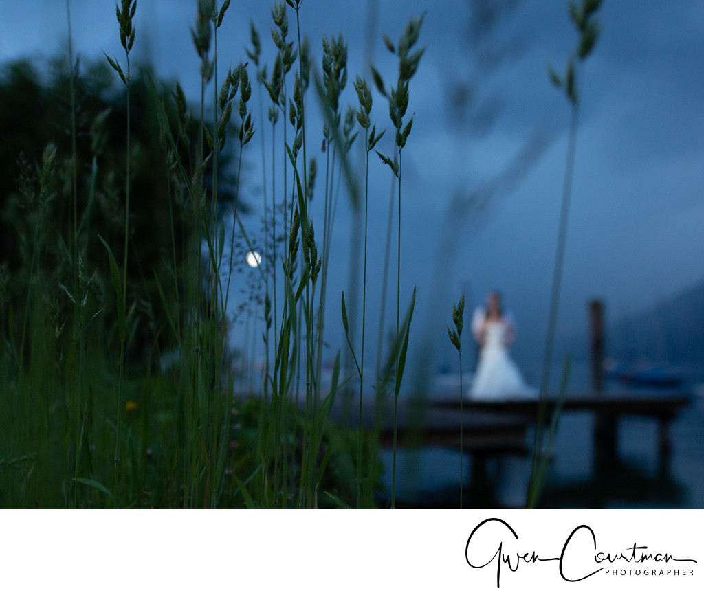 Ghostly bride! Malcesine, Lake Garda, Italy