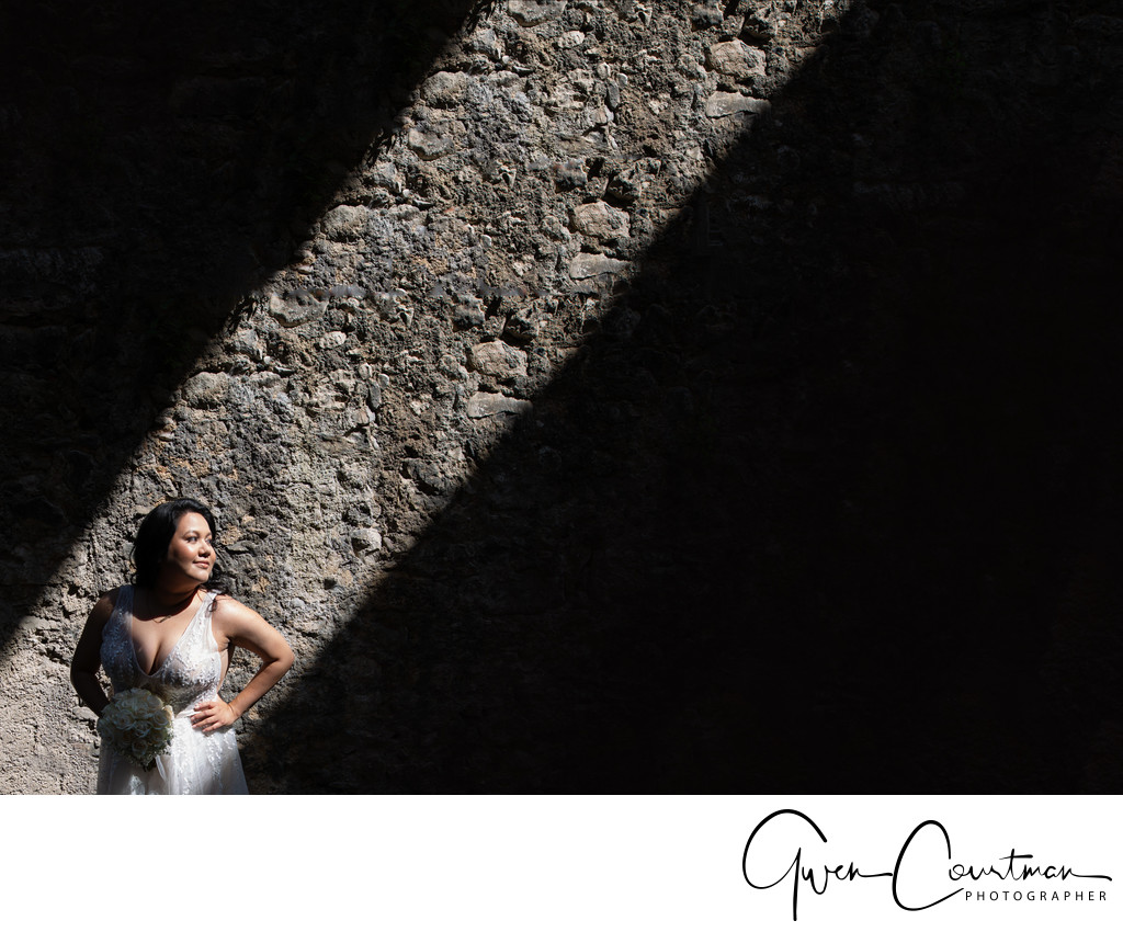 Shadows on Michelle, Italy Wedding Photography.
