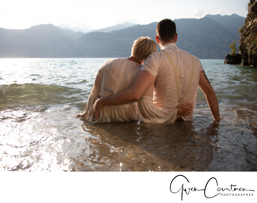 Em and Tom, Lake Garda , Italy