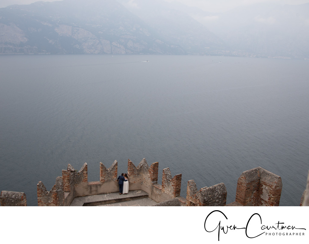 Justin and Kirsten, Malcesine, Lake Garda, Italy