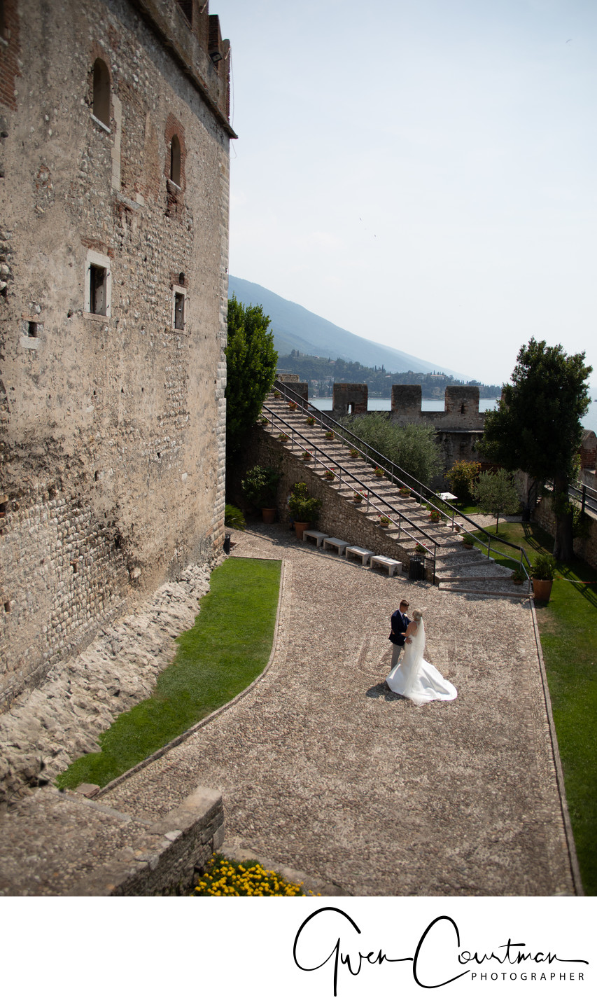 Castle views, Malcesine Castle, Lake Garda, Italy
