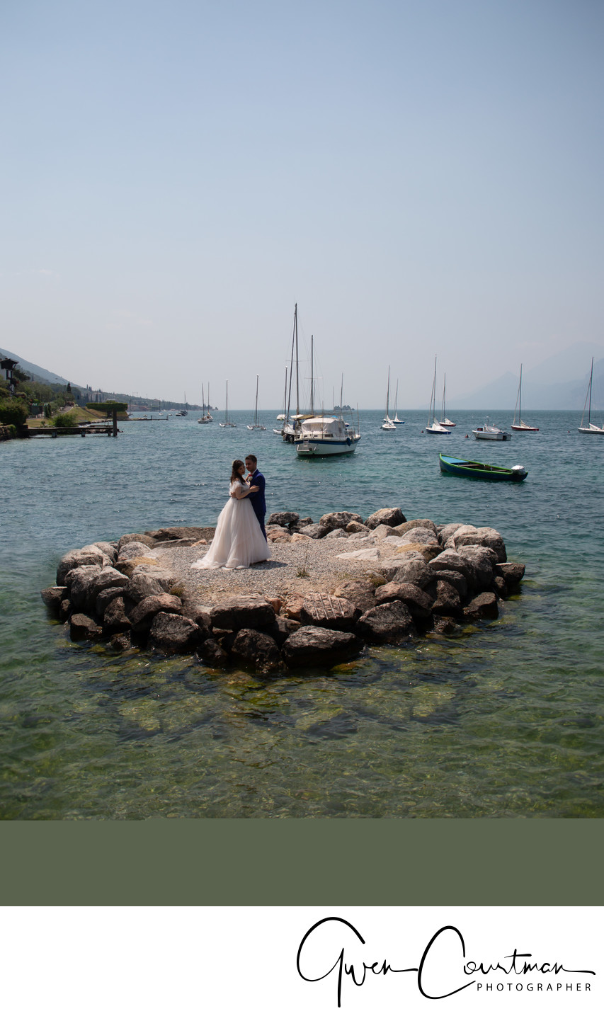 Love Island, Tina and John , Malcesine, Italy.