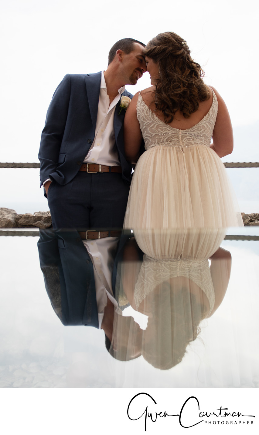 Justin and Kirsten, Malcesine ceremony, Lake Garda,