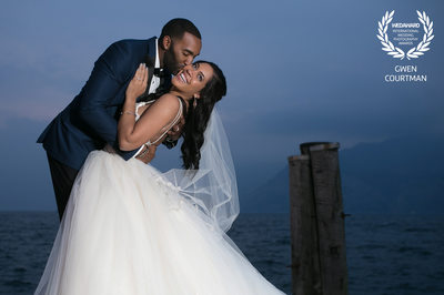Award winning wedding photos on Lake Garda