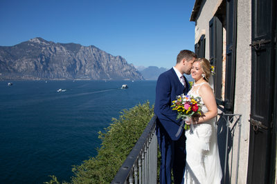 Stunning wedding venues and photos Malcesine, Italy.